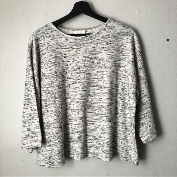 Pure J Jill grey oversized wide sweatshirt size petite XS - Picture 1 of 8
